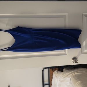 Women's Blue Midi Dress